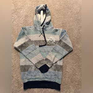 Grand Valley Striped Hooded Sweatshirt